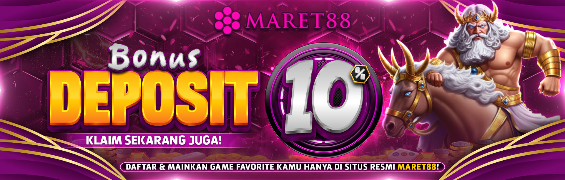 BONUS DEPOSIT HARIAN 10%