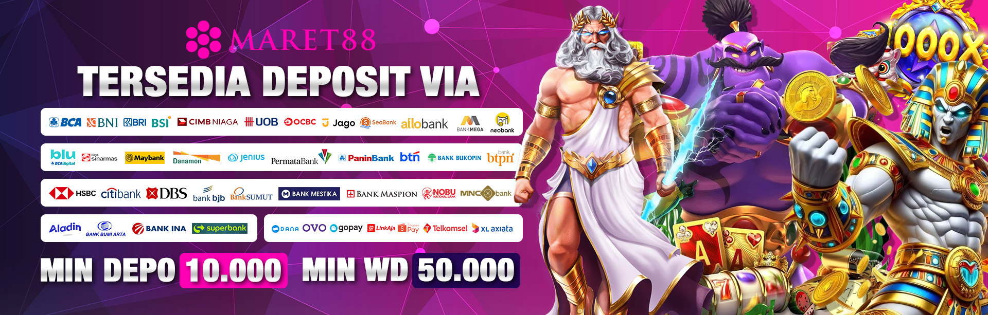MENERIMA SEGALA JENIS DEPOSIT