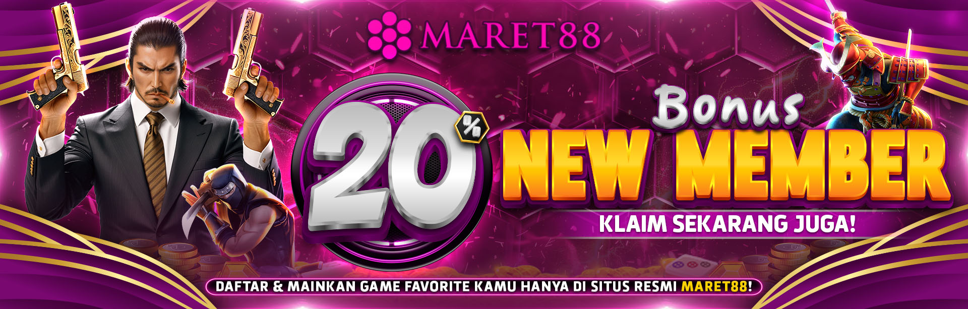 BONUS NEW MEMBER 20%